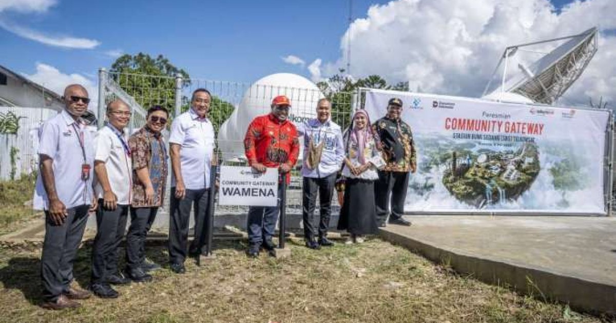 Akses Internet Cepat Merata: Telkom dan Telkomsat Resmikan Fasilitas Community Gateway di Wamena