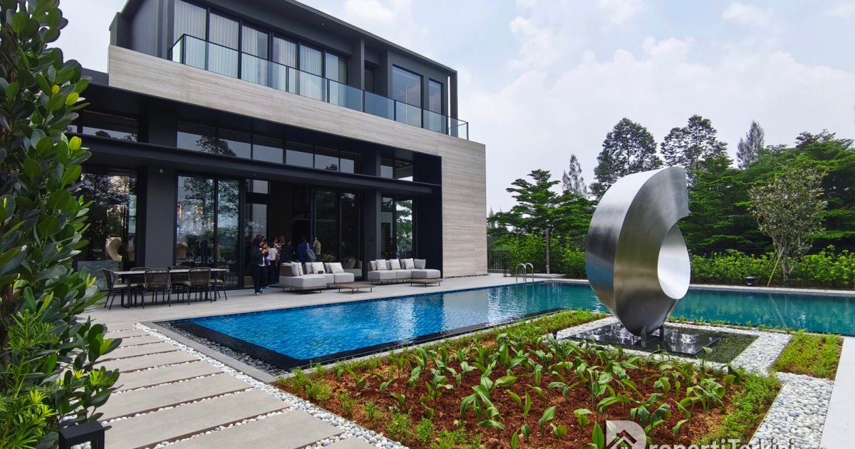 Botanic Villa di BSD City, Tangerang, menjadi salah satu contoh hunian luxury yang masih diminati pasar. Klaster ultra-luxury dalam kawasan NavaPark tersebut habis terjual di tengah tren konsumen kelas atas yang tetap kuat memburu rumah premium dengan konsep wellness living. (Foto: Pius Klobor/PropertiTerkini.com)