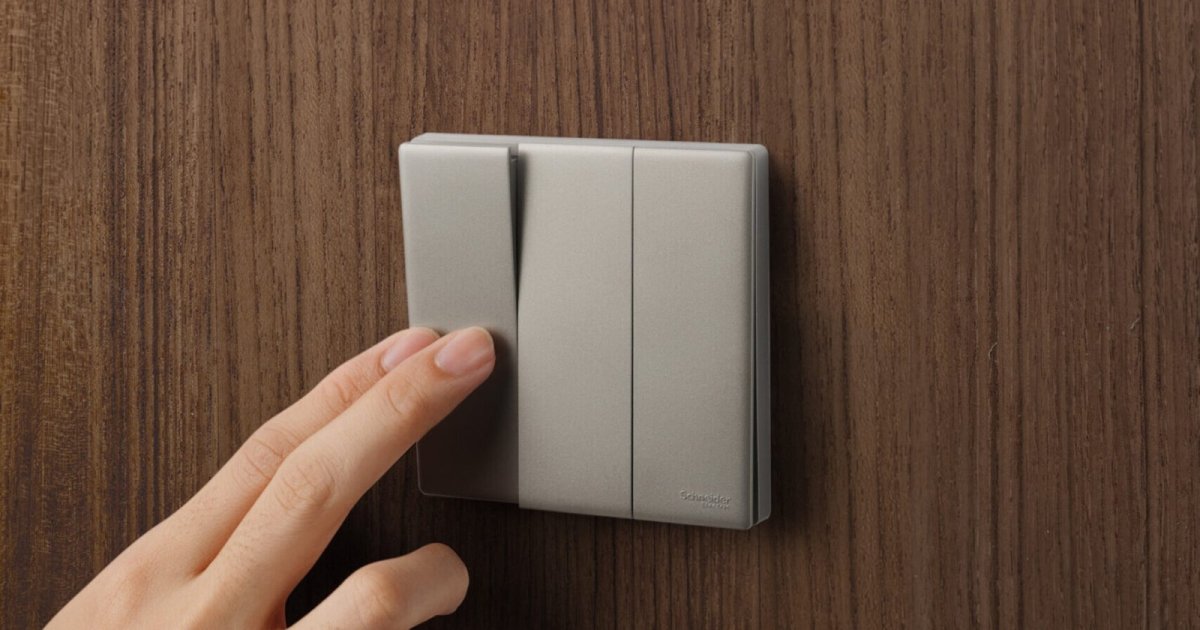 Vivace E Schneider Electric menghadirkan desain sakelar modern yang clean dan minimalis untuk mendukung tampilan interior rumah yang lebih harmonis dan elegan. (Foto: Dok. Schneider)