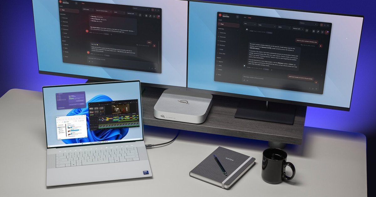 OWC Stack AI hadir sebagai Thunderbolt 5 AI accelerator dan storage hub yang dirancang untuk membantu PC dan laptop menjalankan model AI lokal dengan performa lebih tinggi. (Foto: Dok. OWC)