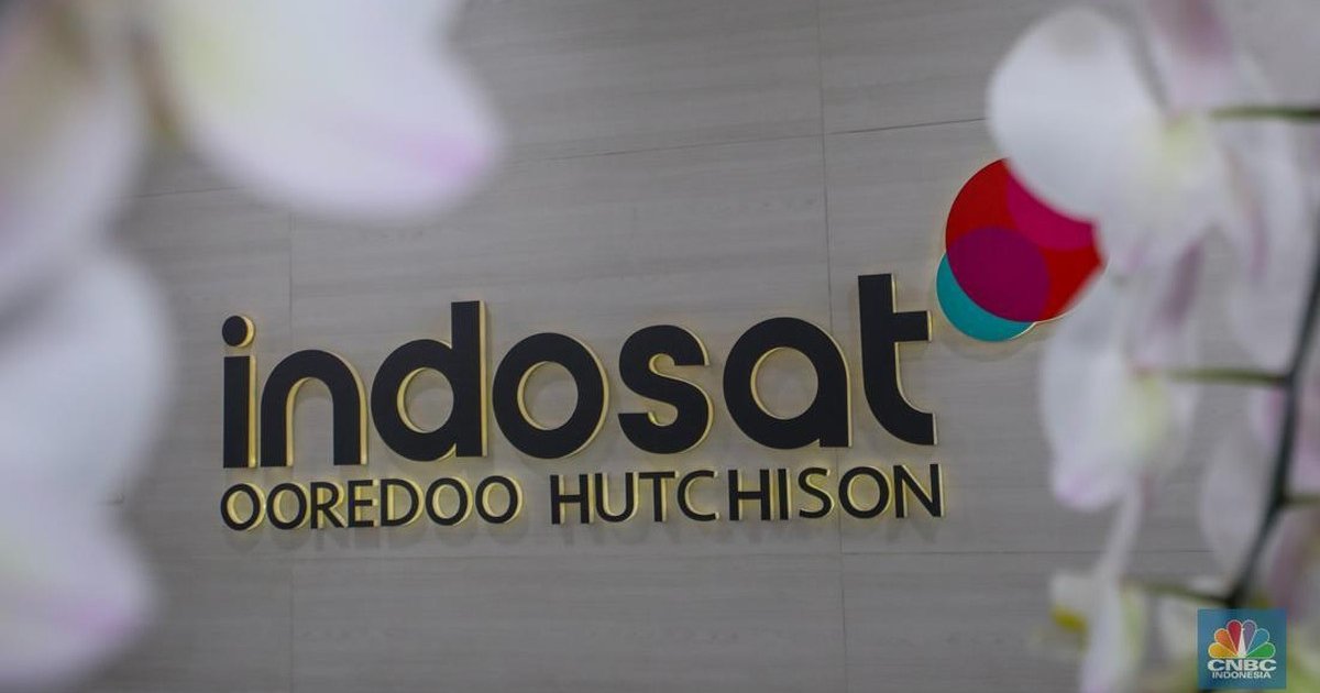 Foto: Indosat Ooredoo Hutchison. (CNBC Indonesia/Faisal Rahman)