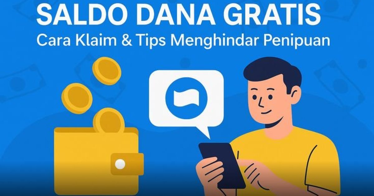 Tampilan notifikasi saldo masuk pada aplikasi dompet digital DANA dengan latar belakang yang cerah.