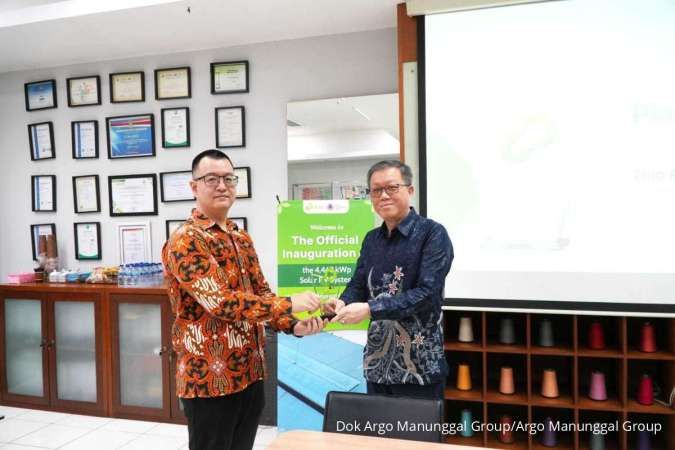 Percepatan Dekarbonisasi Tekstil: Argo Manunggal Pasang PLTS Atap 4,4 MWp Bersama HIJAU
