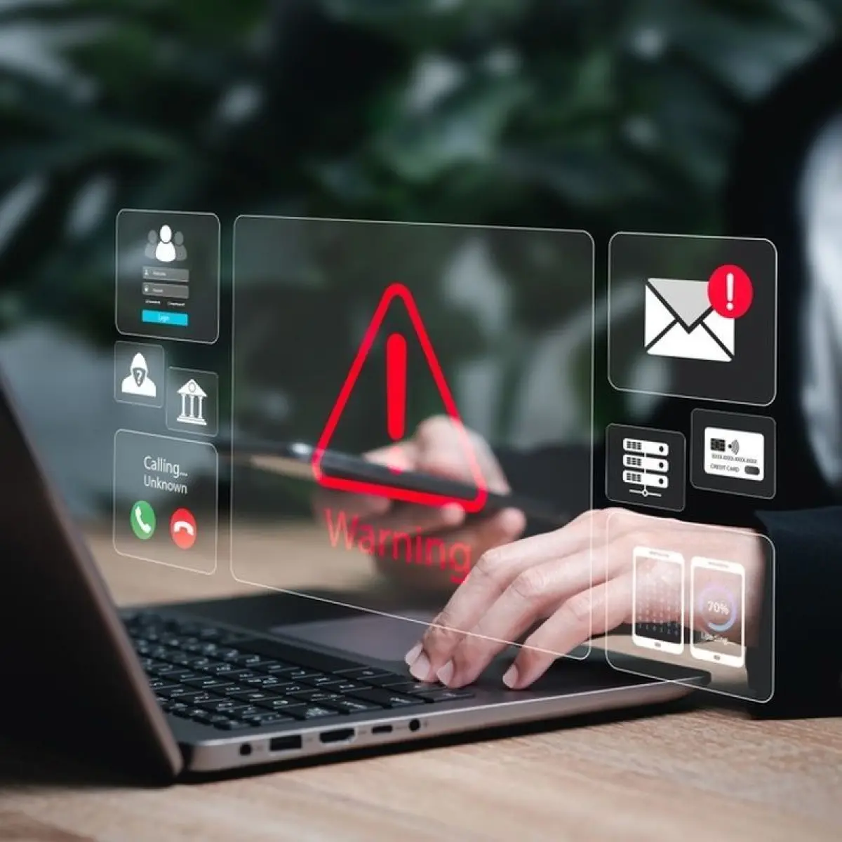 Ilustrasi phishing, kejahatan siber.(dok. SHUTTERSTOCK/Nichcha)