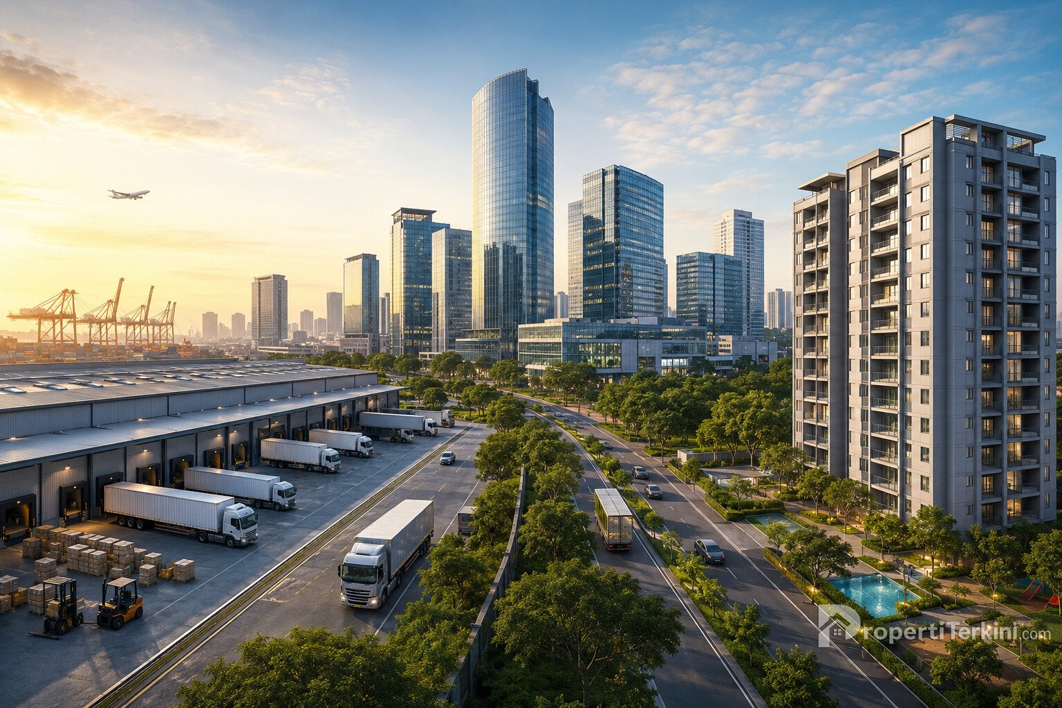 Properti Logistik Mendominasi Awal 2026, Sementara Sektor Hunian Vertikal Hadapi Perlambatan