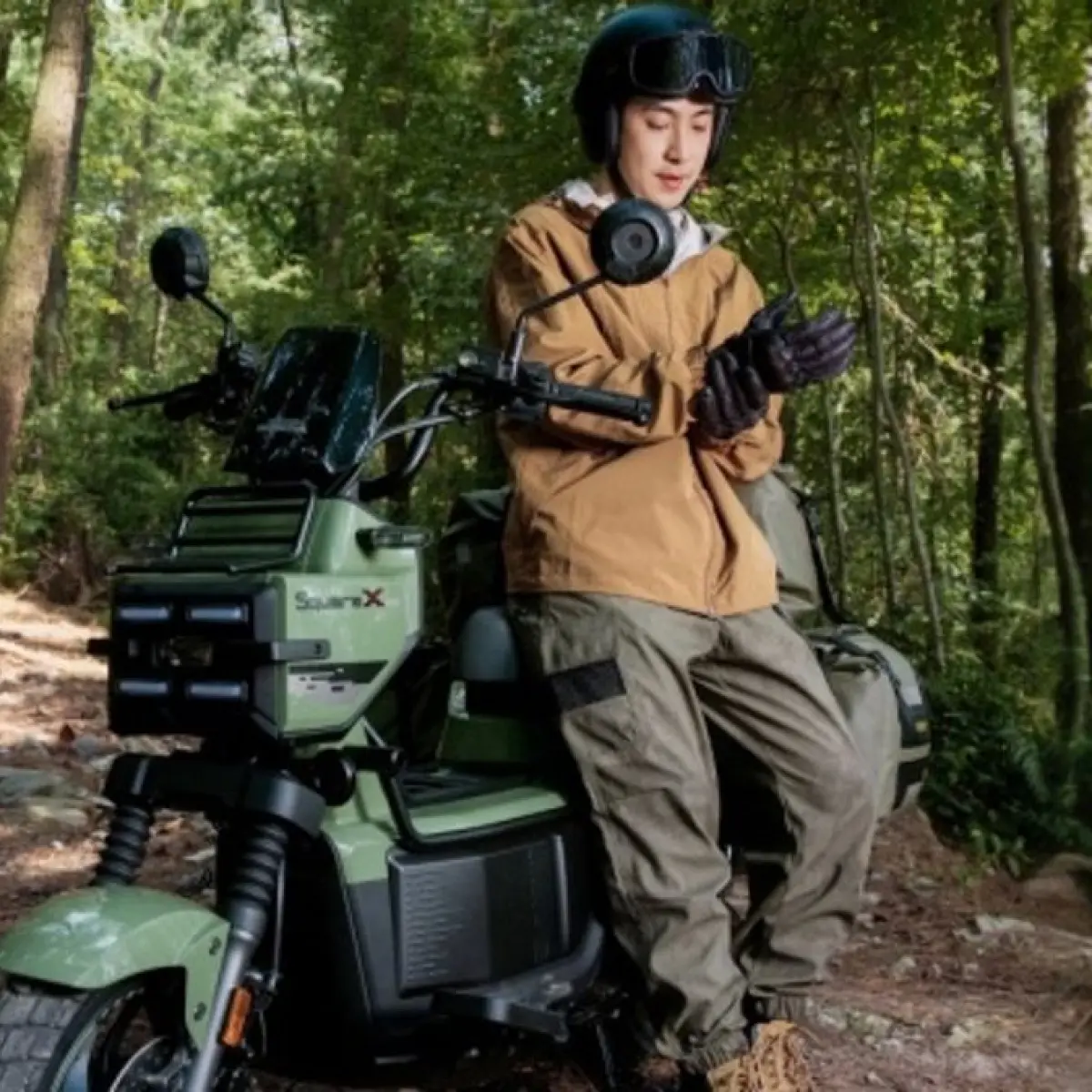 Honda SquareX125 Meluncur di China: Duel Skutik Adventure 125cc Baru Penantang Yamaha X-Ride
