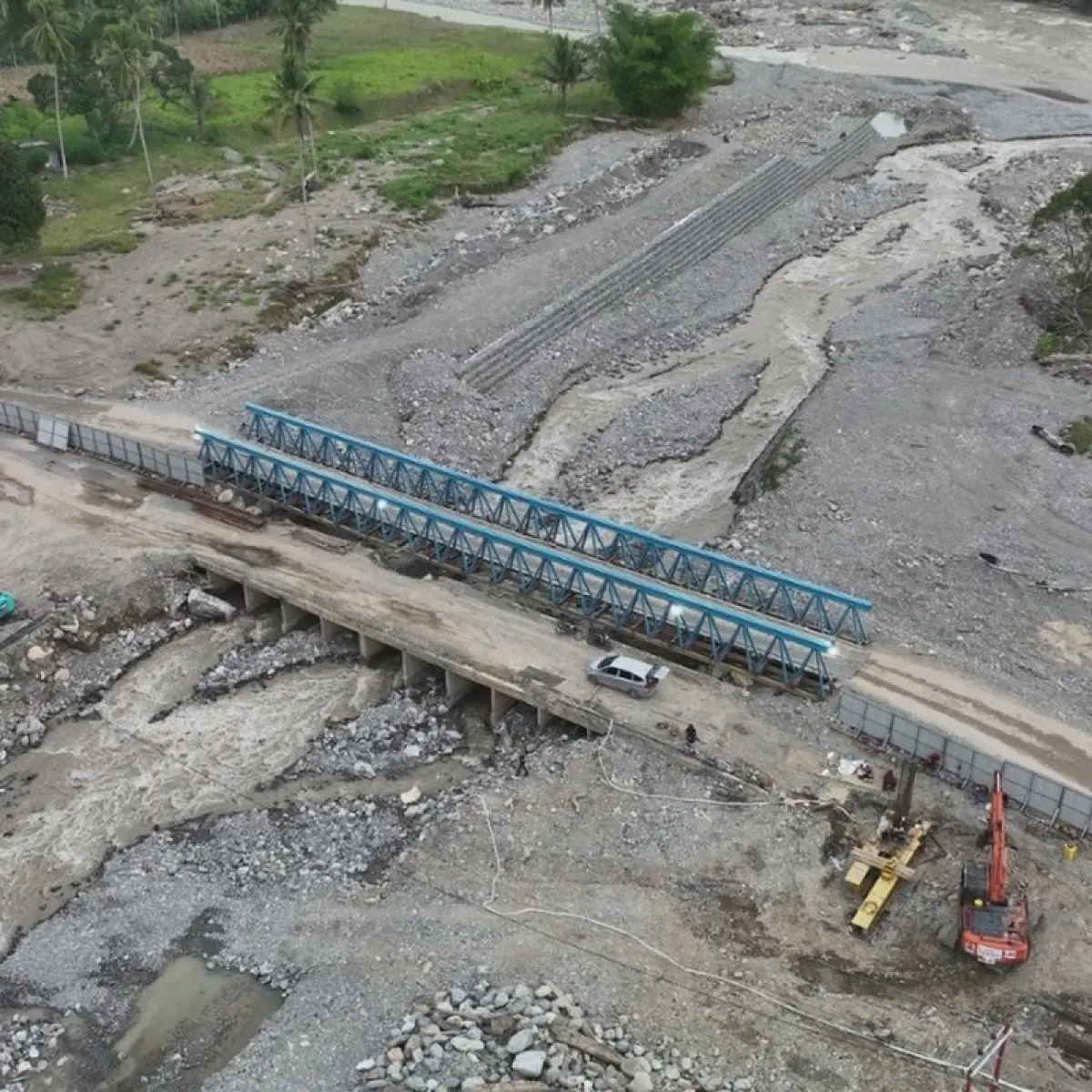 Hutama Karya Andalkan Batching Plant Mandiri untuk Percepat Pemulihan Akses Jalan dan Jembatan Aceh Pasca Bencana