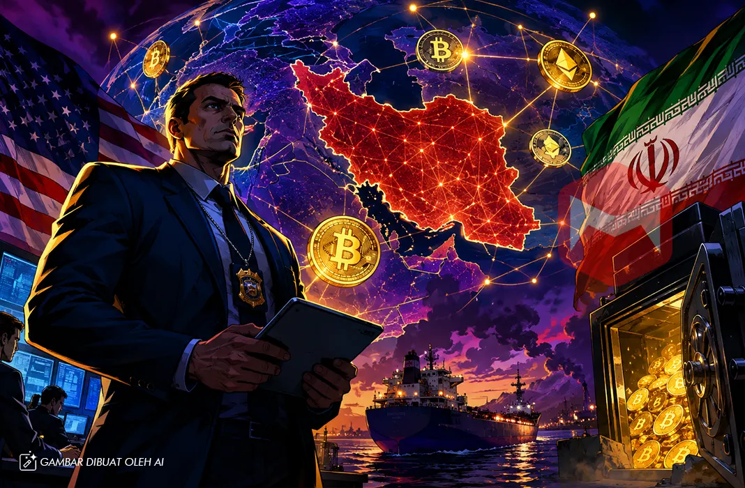 Amerika Serikat Perketat Pengawasan Perdagangan Digital untuk Memutus Aliran Dana Kripto Iran
