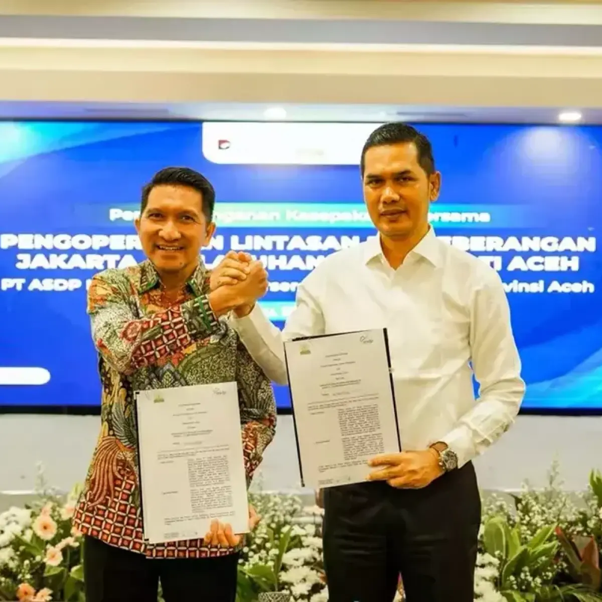 Konektivitas Maritim Diperkuat: ASDP dan Aceh Resmikan Jalur Kapal Ferry Jakarta-Malahayati