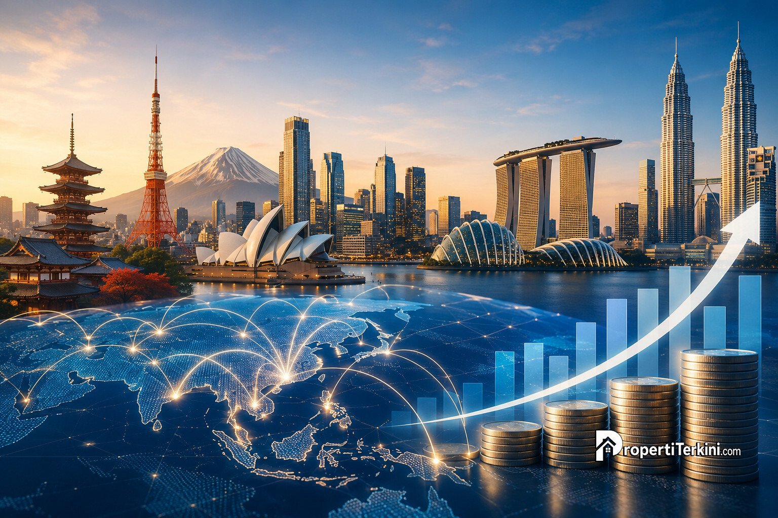 Arus Modal Properti Asia Pasifik Menggeliat: Investasi Melonjak 15%, Jepang Jadi Magnet Utama