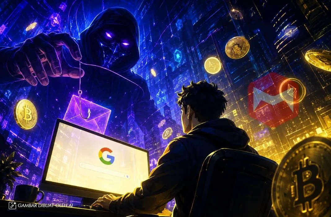 Modus Baru Kejahatan Siber: Iklan Google Palsu Gondol Rp7 Miliar Dana Kripto Korban