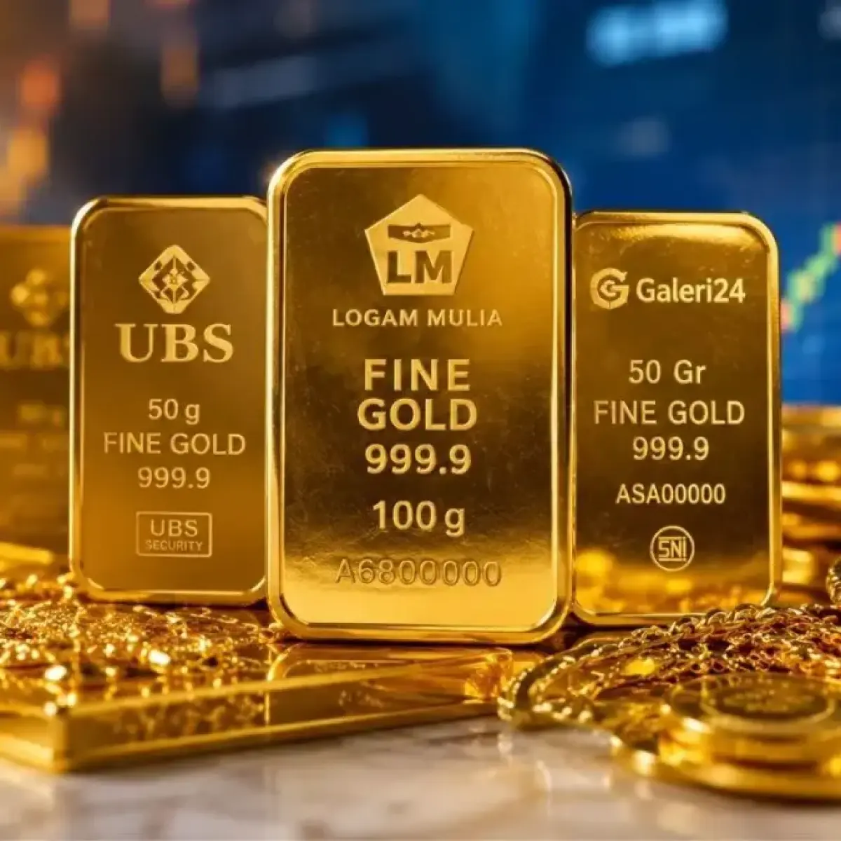 Harga Emas Antam di Pegadaian Terkoreksi Tipis Akhir Mei 2026, Dipicu Volatilitas Pasar Global