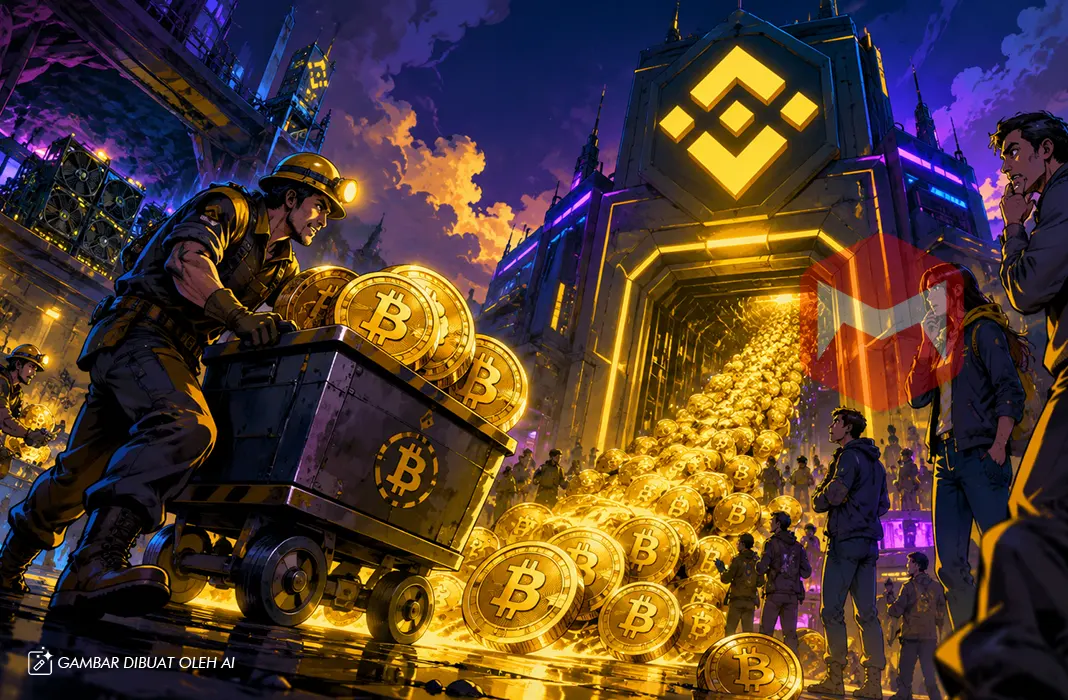 Lonjakan Transaksi Bitcoin dari Penambang ke Binance Mencapai 21.000 BTC, Apa Implikasinya bagi Pasar Kripto?