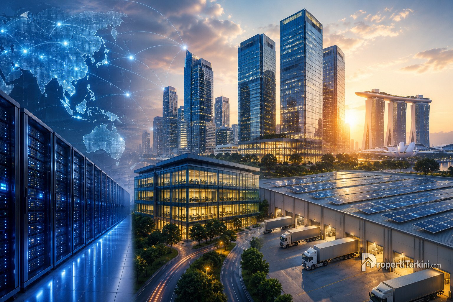 Pasar Properti Komersial Asia Pasifik Melonjak di Awal 2026, Data Center dan Kantor Jadi Fokus Utama Investor