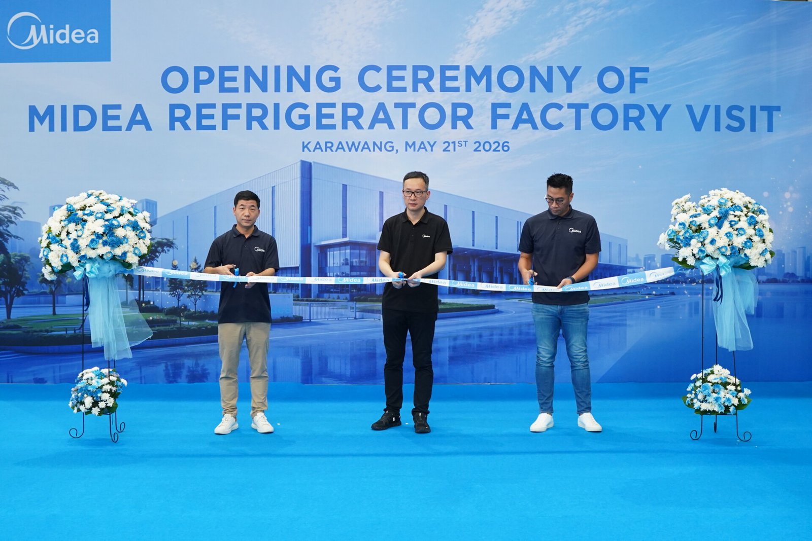 Midea Resmikan Pabrik Kulkas Raksasa di Karawang, Perkuat Basis Produksi Elektronik Domestik
