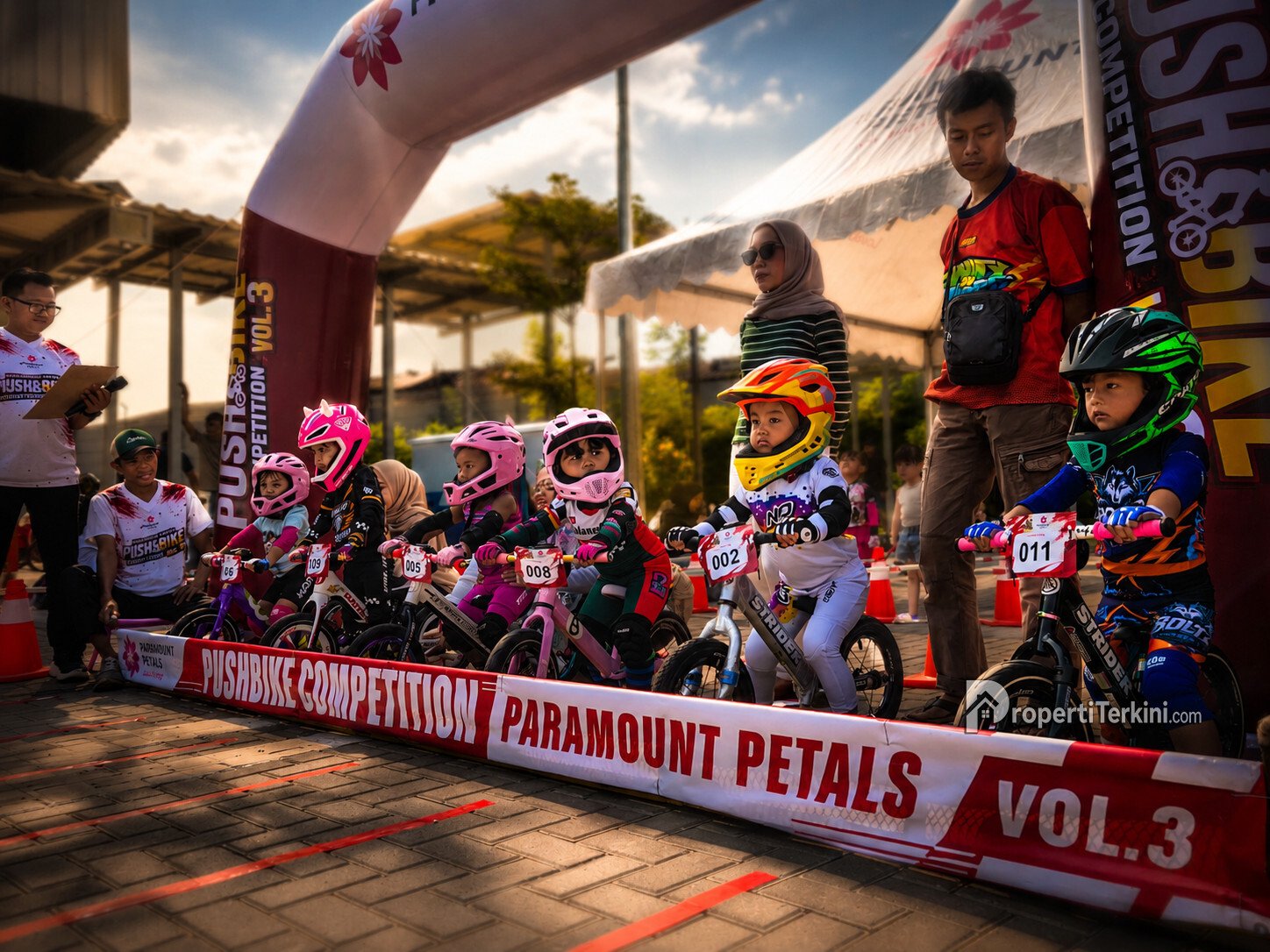 Paramount Petals Jadi Pusat Keramaian Keluarga Lewat Kompetisi Sepeda Dorong Anak 2026