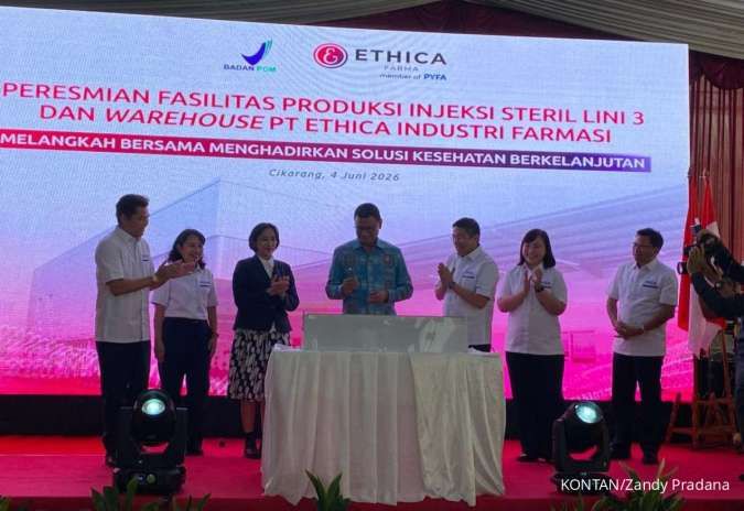 Fasilitas Produksi Injeksi Steril Terbaru Ethica Diresmikan, Dorong Kemandirian Obat Nasional