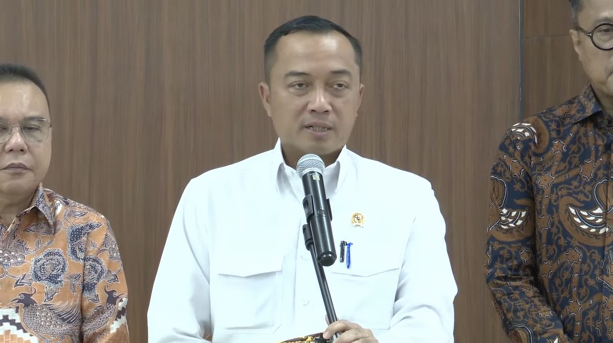 Foto: Menteri Sekretaris Negara Prasetyo Hadi turut menghadiri rapat koordinasi dengan Dewan Perwakilan Rakyat di Gedung Nusantara III, Kompleks Parlemen, Senayan, Jakarta Pusat, Senin (8/6/2026). (Tangkapan Layar YouTube)