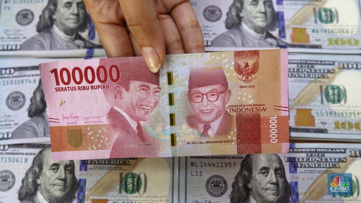 Foto: Ilustrasi dolar Amerika Serikat (AS). (CNBC Indonesia/ Muhammad Sabki)