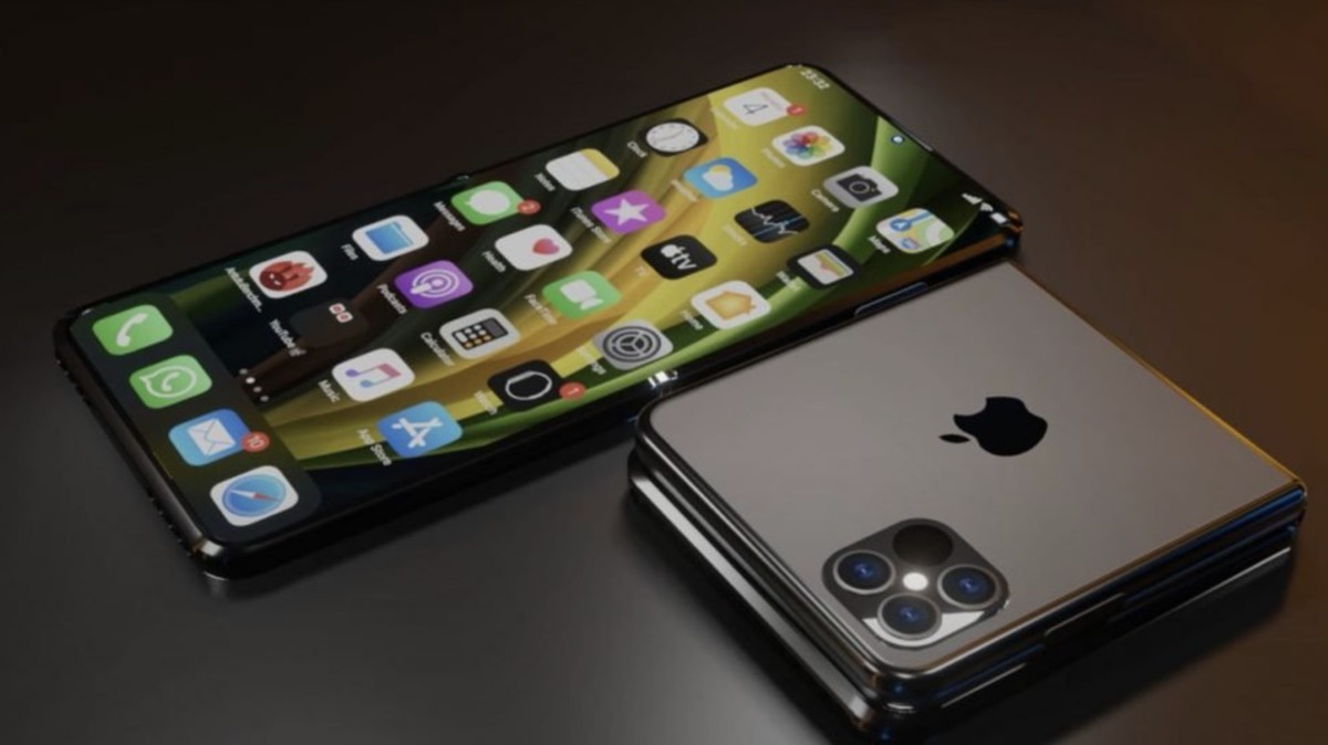 Foto: iPhone Fold  (Tangkapan Layar X/VidyutVyom)