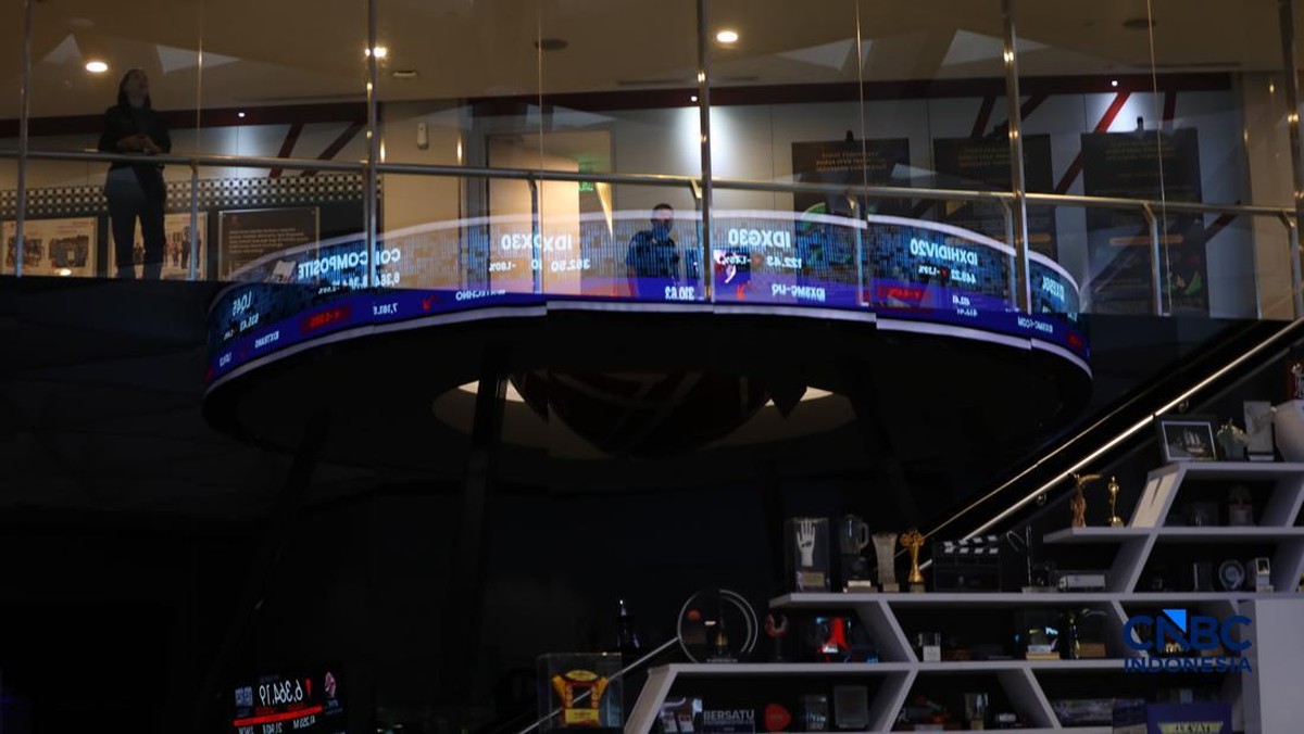 Foto: Indeks Harga Saham Gabungan (IHSG) kembali anjlok signifikan pada perdagangan hari ini, Selasa (19/5/2026). (CNBC Indonesia/Tri Susilo)