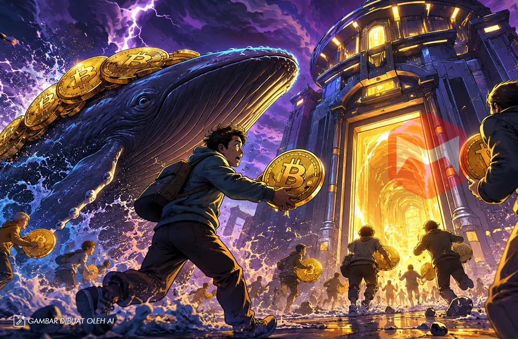 Investor Besar dan Kecil Kompak Borong Bitcoin ke Bursa di Tengah Koreksi Harga