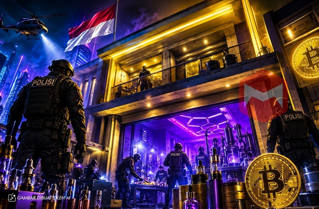 Dibongkar! Eksklusifnya Kos Mewah di Medan Ternyata Jadi Markas Produksi Vape Mengandung Narkotika