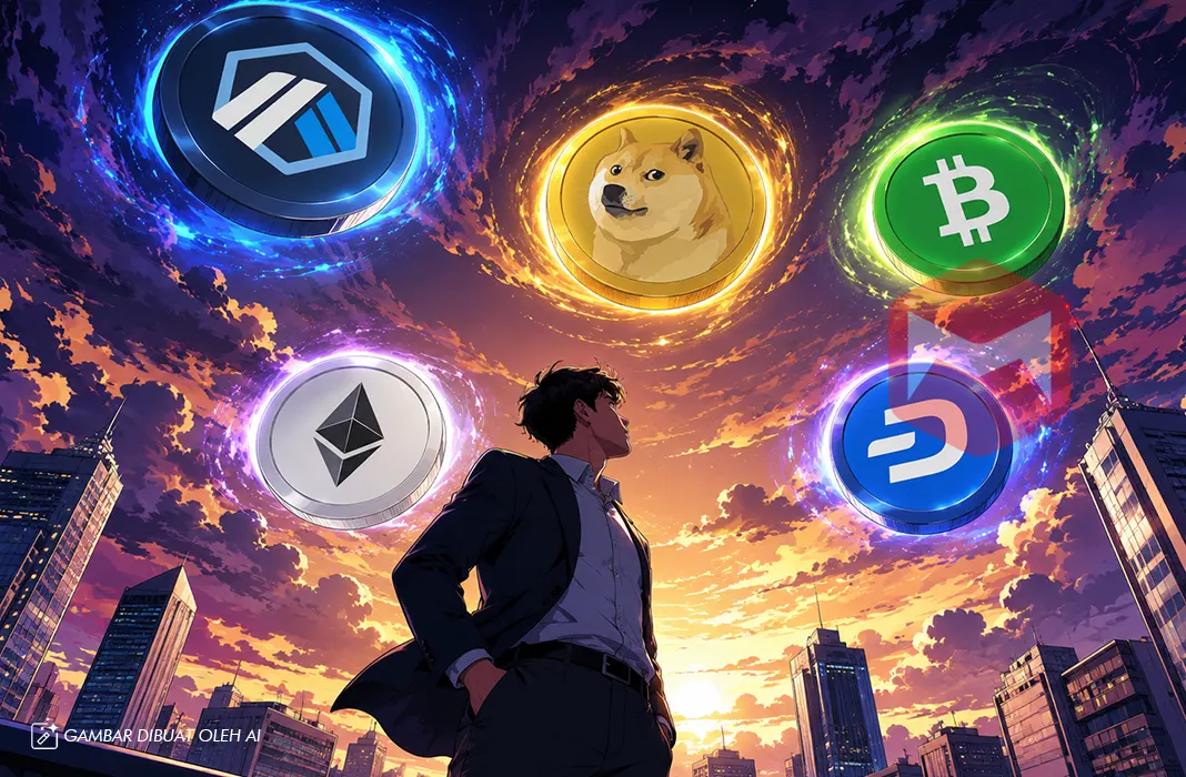Analisis Pasar Kripto 13 Juni 2026: Dogecoin di Titik Kritis, Sentimen Positif untuk Bitcoin Cash dan Arbitrum