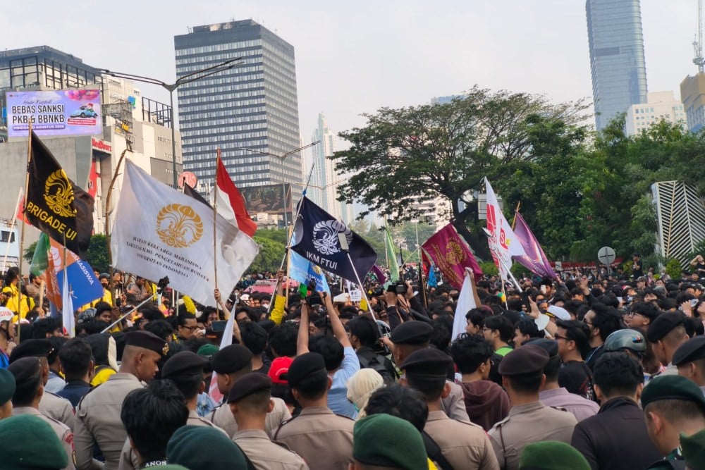 Demonstrasi Mahasiswa di Bundaran HI Soroti Krisis Lapangan Kerja dan Kebijakan Fiskal Pemerintah