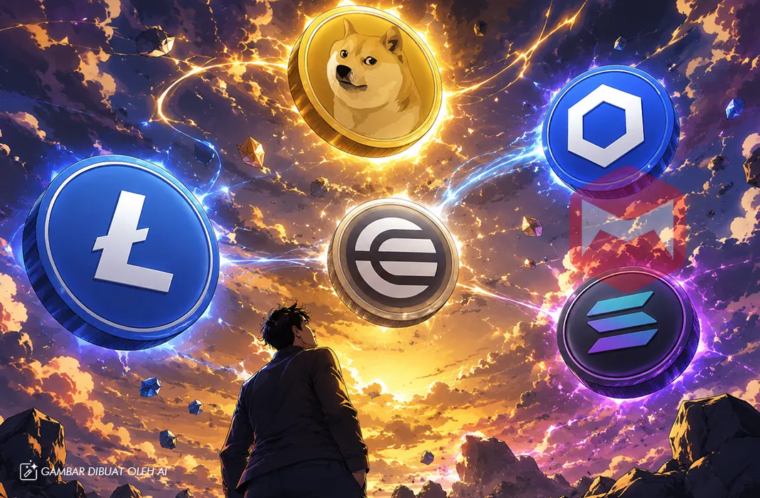 Analisis Kripto 15 Juni 2026: Dogecoin Uji Zona Kritis, Litecoin Bersiap Akhir Masa Konsolidasi Panjang