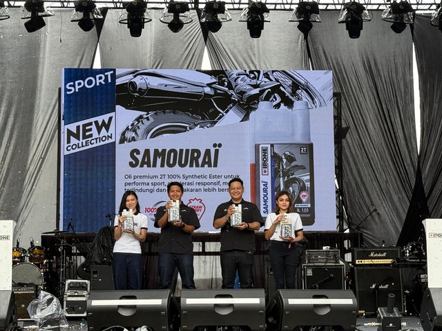 IPONE Perkuat Pasar Pelumas Dua Tak, Hadirkan Samourai Terbaru di Momen BBQ Ride 2026
