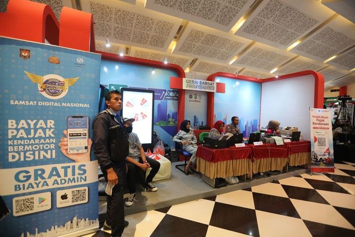 Kemudahan Pembayaran Pajak Kendaraan Hadir di Jakarta Fair 2026, Layanan Bapenda Jadi Daya Tarik Utama