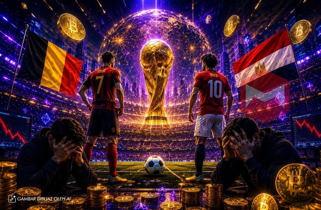 Romelu Lukaku Merayakan Goal ke Gawang Mesir pada Pildun 2026 – AP
