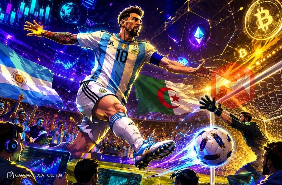 Momen Lionel Messi Mencetak Gol Ketiga saat Laga Argentina vs Algeria di Piala Dunia 2026 – AP