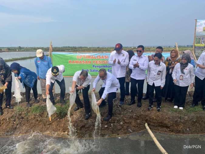Kolaborasi PGN dan BRIN Optimalkan Lahan Pesisir Batang Melalui Inovasi Pertanian Salin