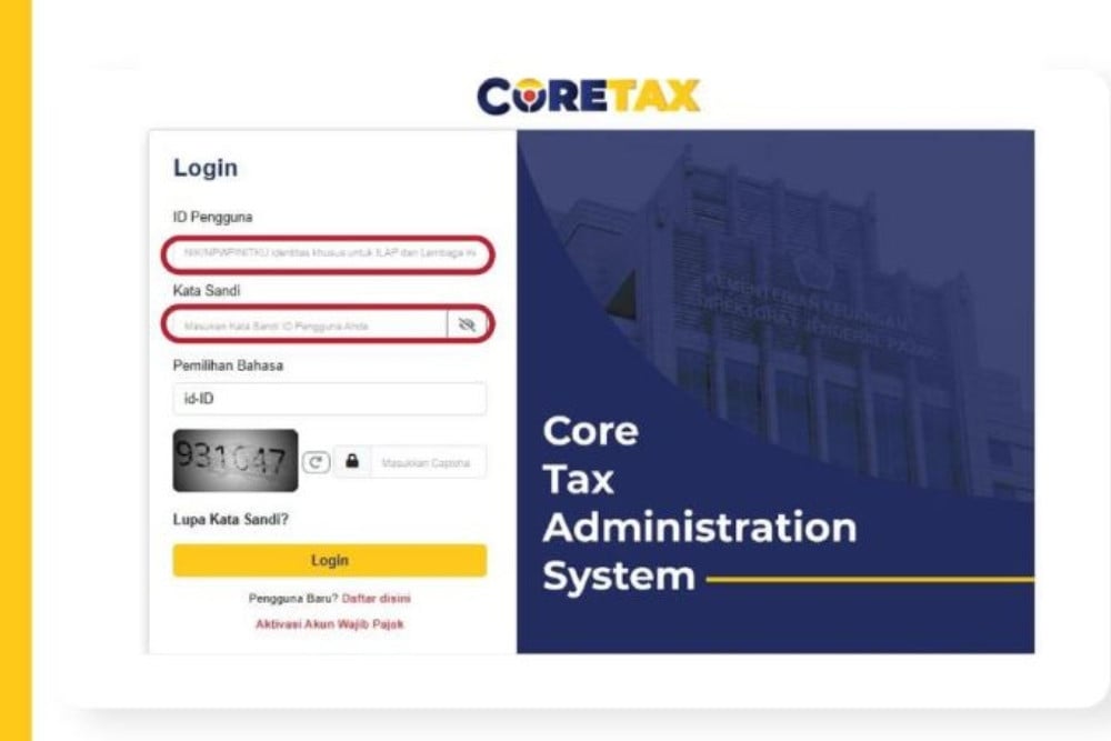Coretax/DJP