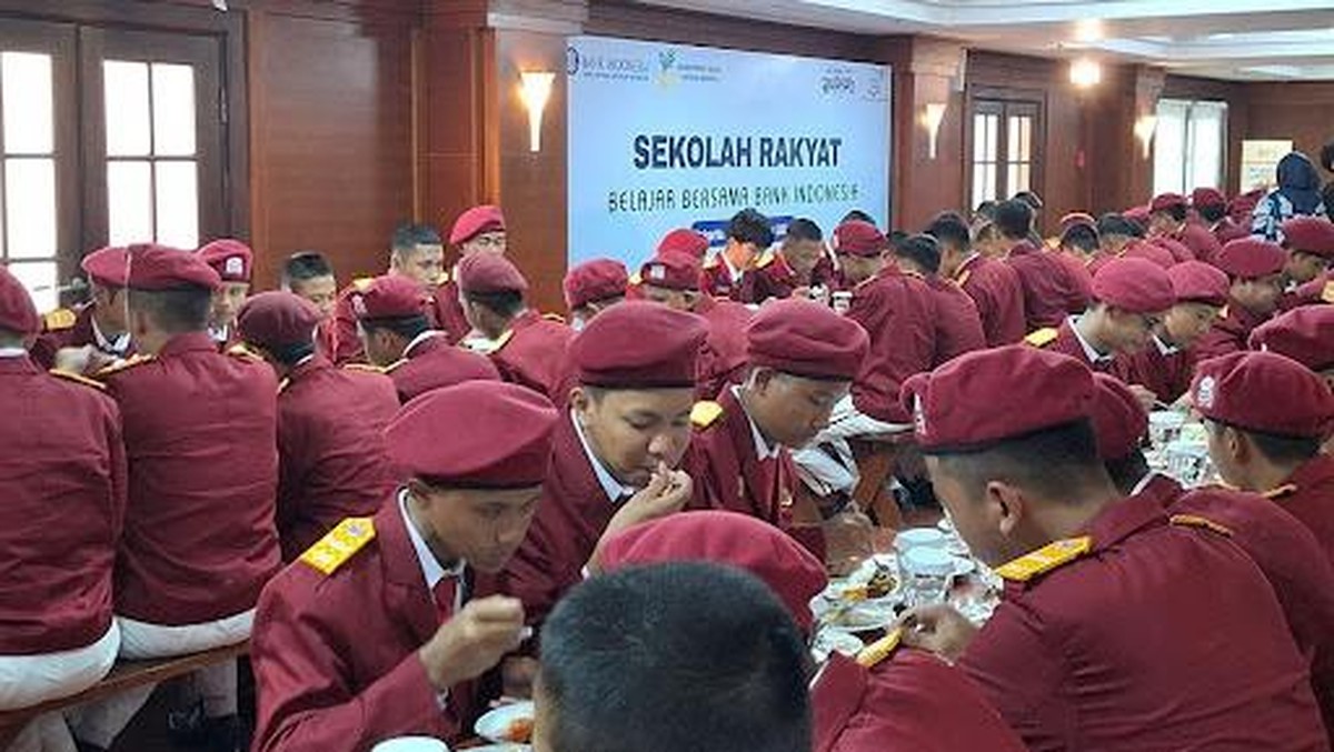 Foto: Para siswa Sekolah Rakyat (SR) Jakarta saat mengikuti kegiatan Bersama BI di Museum Bank Indonesia (BI)