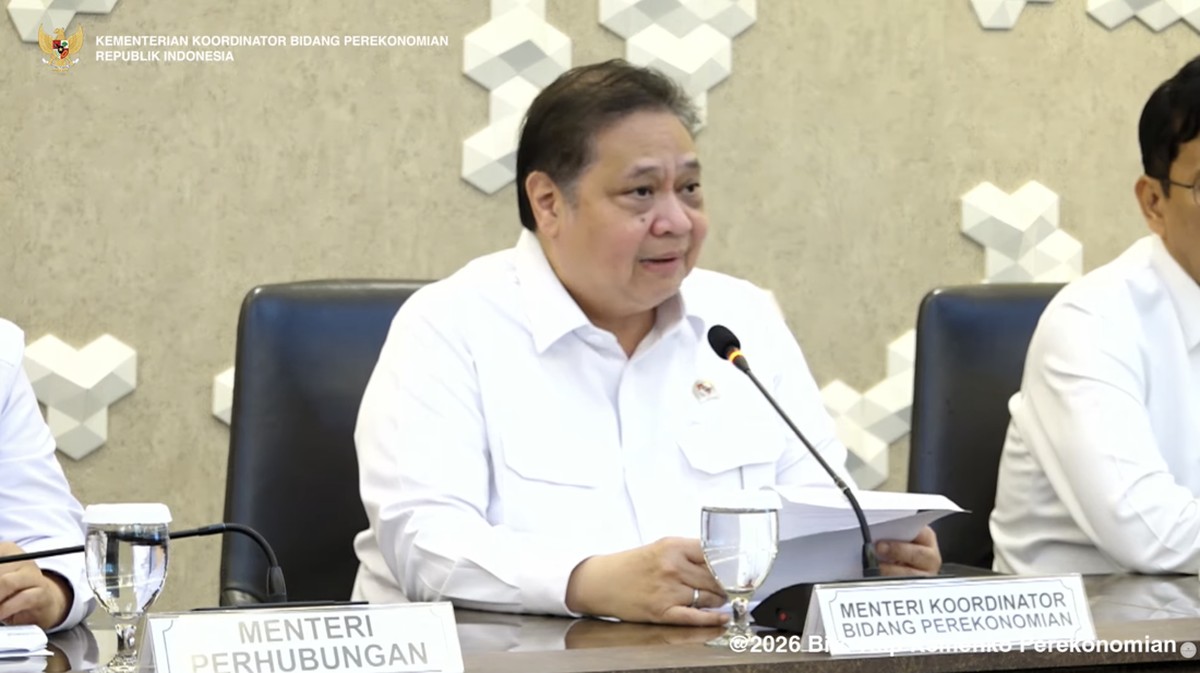 Foto: Menko Perekonomian, Airlangga Hartarto, (Tangkapan Layar Youtube/PerekonomianRI)