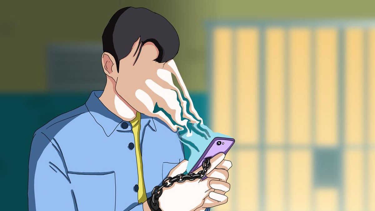 Foto: Infografis/Daftar Negara Paling Betah 'Melototin' Aplikasi HP, Ada RI?/ Ilham Restu