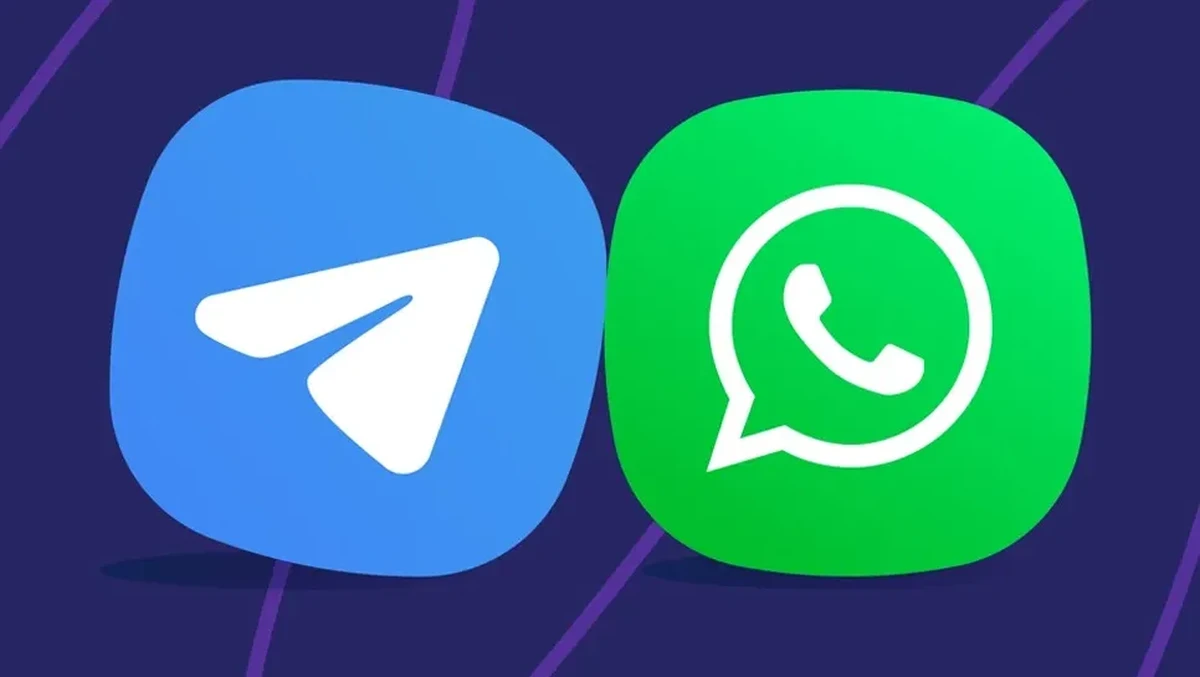 Foto: Kolase Whatsapp dan Telegram. (Istimewa)