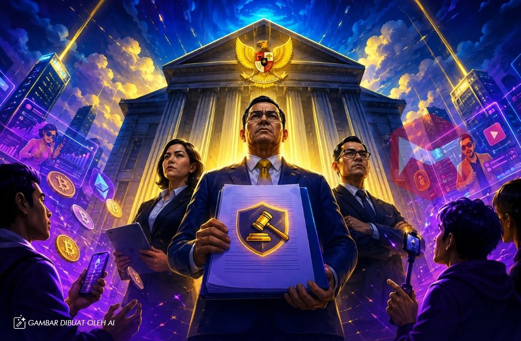 Regulator Resmi Memagari Konten Kreator Kripto Melalui Aturan Baru OJK