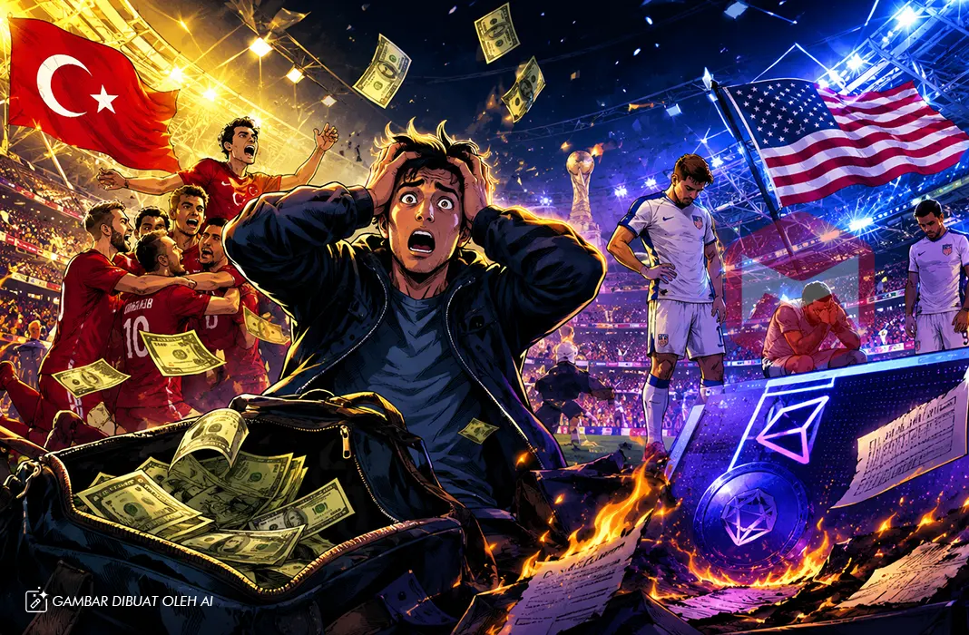 Keputusan Taruhan Berujung Petaka: Trader Kehilangan Rp23 Miliar Akibat Hasil Pertandingan Piala Dunia 2026