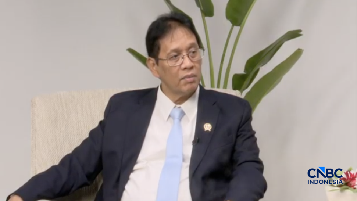 Foto: Menteri Keuangan RI, Purbaya Yudhi Sadewa dalam Economic Update, CNBC Indonesia, Rabu (24/06/2026). (CNBC Indonesia TV)