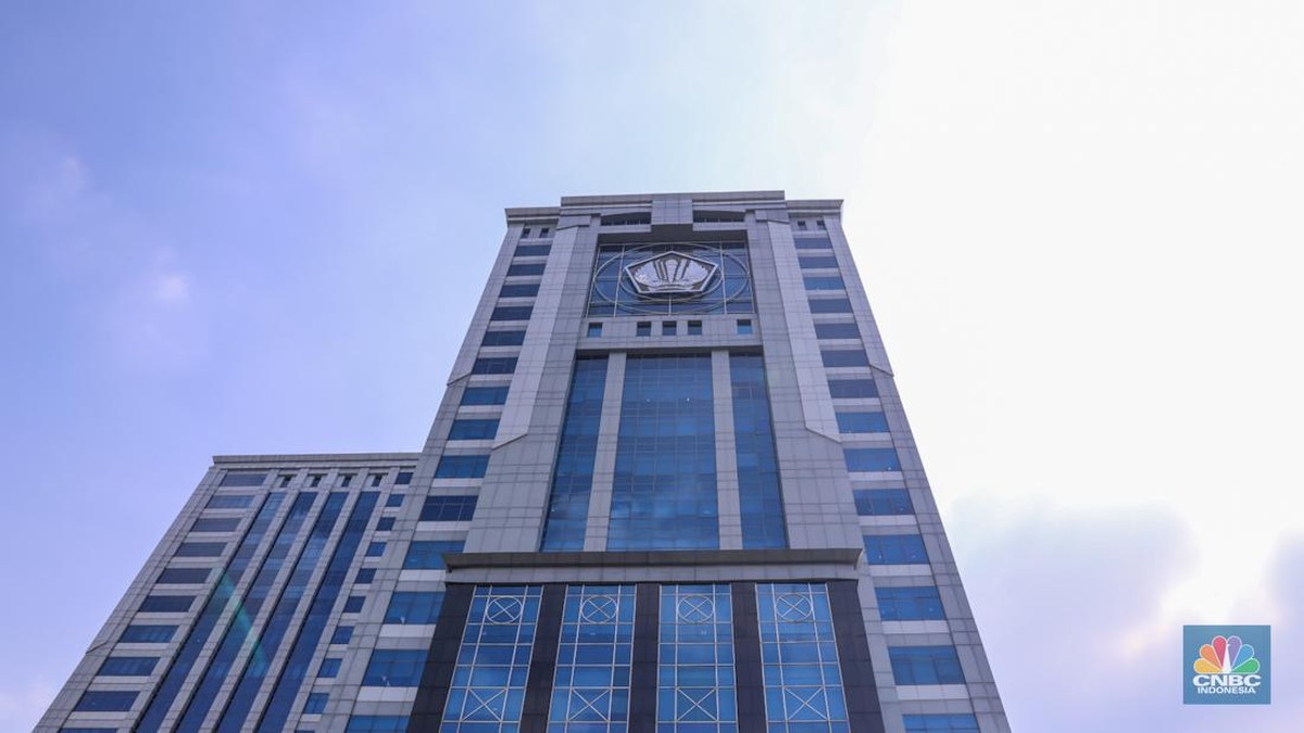 Foto: Suasana Gedung Kementerian Keuangan (Kemenkeu) di Jakarta, Rabu (10/1/2024). (CNBC Indonesia/Faisal Rahman)
