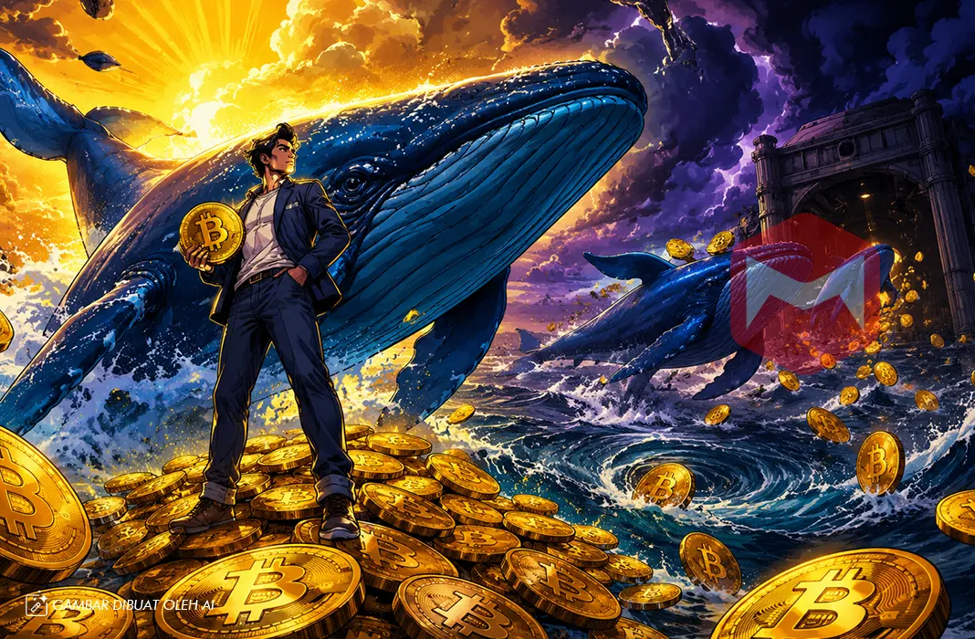 Aktivitas Akumulasi Bitcoin oleh 'Whale' Meningkat Tajam di Tengah Koreksi Harga Pasar