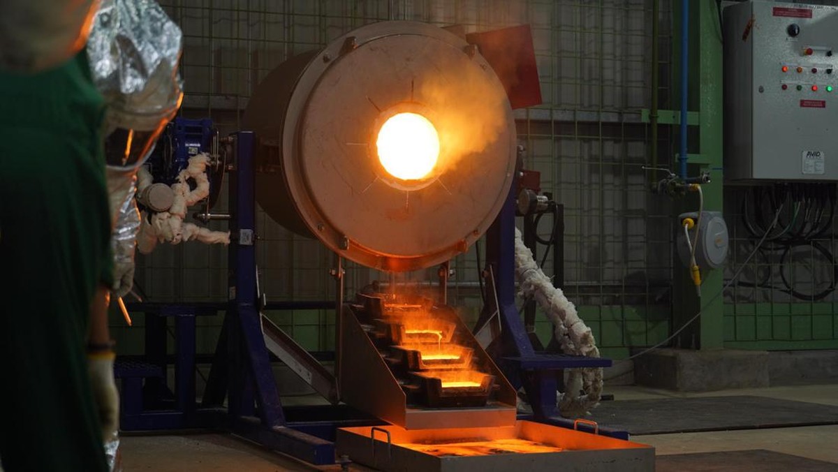 Foto: (Dok. PT Merdeka Gold Resources Tbk (EMAS))