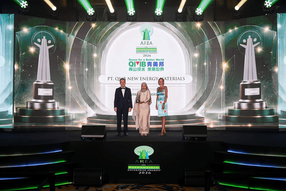 Inovasi Energi Hijau QMB New Energy Materials Mendulang Penghargaan Bergengsi AREA 2026