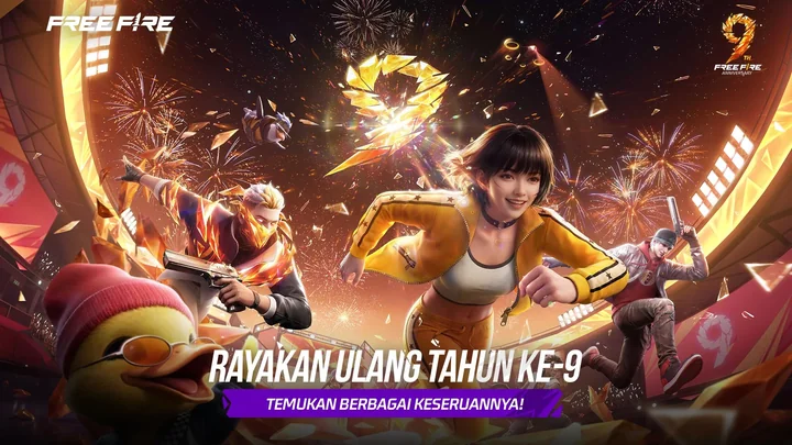 Perayaan Ulang Tahun ke-9 Free Fire Hadirkan Festival Akbar di Yogyakarta dan Penentuan Juara FFNS Fall