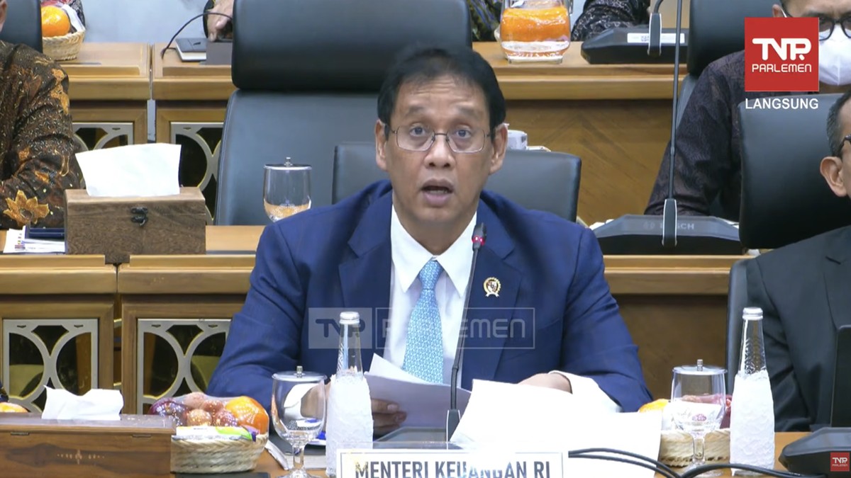 Foto: Rapat Kerja dengan Menteri Keuangan & Gubernur BI. (Tangkapan Layar Youtube)