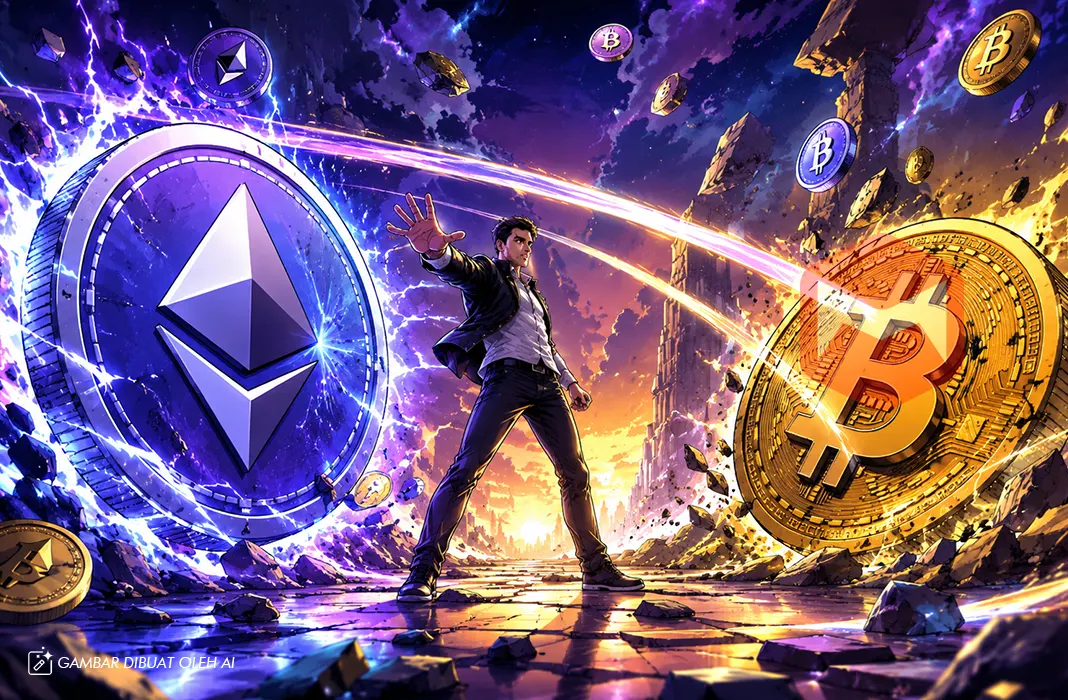 Analisis Teknikal: Ethereum Di Ambang Rebound Kuat atas Bitcoin, Menguji Titik Balik Kunci